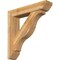 Ekena Millwork Funston Slat Rough Sawn Bracket w/ Offset Brace, Western Red Cedar, 8"W x 40"D x 40"H BKT0806X40X40FST06RWR - alternate 1